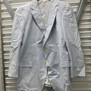 Faconnable Blue and White Sport Coat